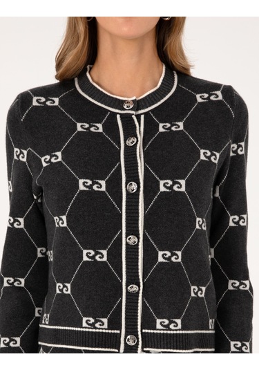 Pierre Cardin Kadın Antrasit Hırka Triko 50311002-vr006 Antrasit