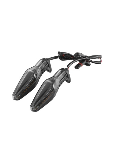 Bmw R1200 Motosiklet İçin 2 Adet Kc062 18leds Dönüş Sinyali Işığı Şeffaf Siyah