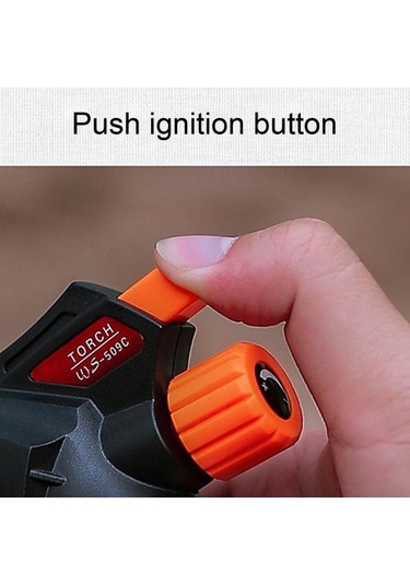 Barbekü Meşalesi Sıcaklığa Dayanıklı Klip Tipi Taşınabilir Alev Ayarlanabilir Evrens Anti-pas Yüksek Sertlik Kamp Çakmağı 56408719 Siyah