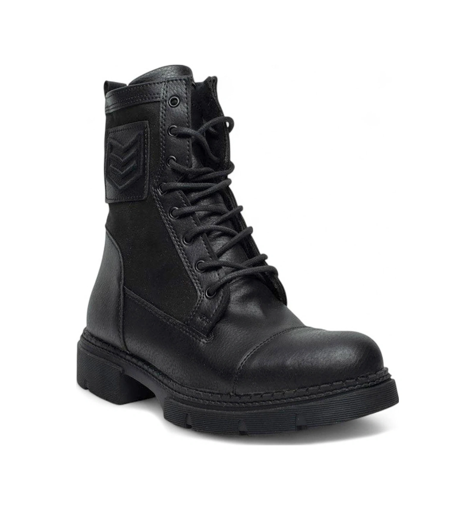 Celira Cnt Siyah Günlük Rahat Erkek Postal Bot Ayakkabı Siyah