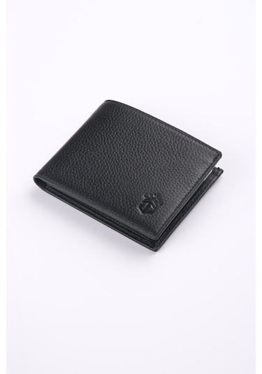 Ancora Leather Hakiki Deri Erkek Cüzdan-26500 Siyah