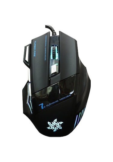 Prestigegoods Usb Kablolu Rgb 7 Tuşlu Oyuncu Mouse - 3200 Dpı - Ergonomik Design - E-spor Faresi Diğer