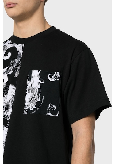 Versace Jeans Couture Erkek T Shirt 76gah611 Js287 899 Siyah Versace Jeans Couture Erkek T Shirt 76gah611 Js287 899 Siyah
