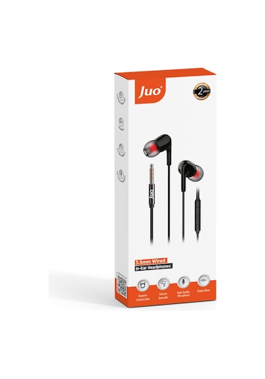 Juo 3.5mm Jack Girişli Mikrofonlu Kablolu Kulak İçi Kulaklık Diğer