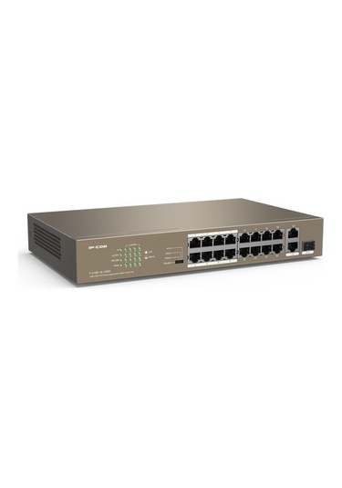 Ip-com F1118p-16-150w 16 Port 10/100+2x1gb Sfp/1xrj45 Combo 150w Poe Rackmount Swıtch