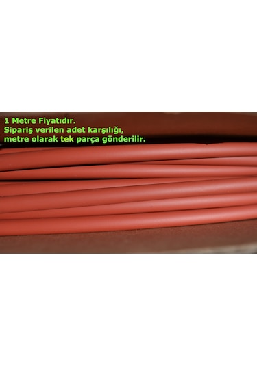 1 Metre 4,8mm Kırmızı Isı İle Daralan Makaron Kablo Izolasyon