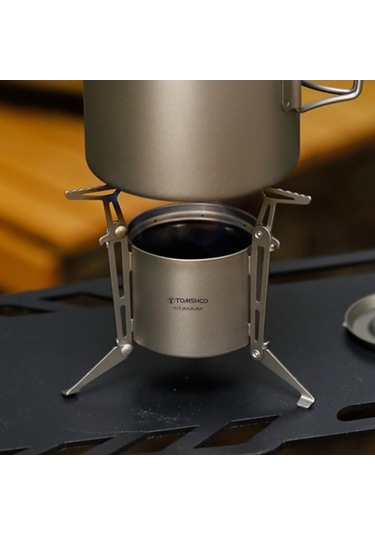 Novahub Kampanyalı Katlanır Bacaklı Titanium Alkollü Ocak - 100ml, 71g Hafif, Çok Renkli Çok Renkli