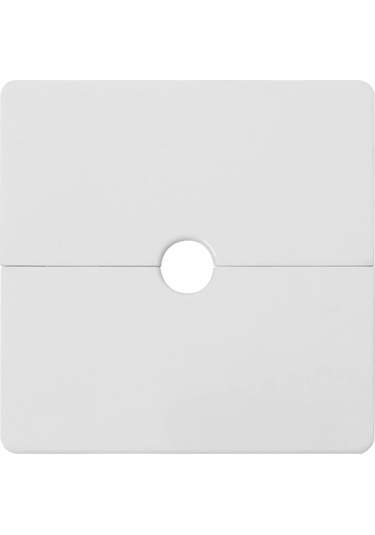 Sones Kare Delik Dekorasyon Kapağı Duvar Deliği Tıkacı, Stil: 1.2cm Delik Beyaz