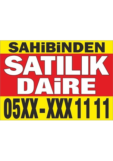 Sahibinden Satılık Emlak Branda Afiş Pankart (436275678)