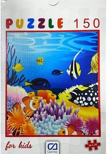 Farkburada Ca Games Balıklar Puzzle 150 Parça Ca.6106