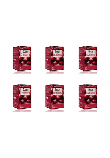 Orzax Ocean Cranberry 30 Kapsül 6'Lı Paket