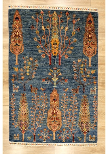 Şirvan Anatolia El Dokuma Yün Halı - Leh1170 Mavi