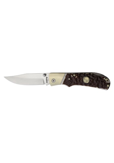 Schrade Uncle Henry Lockback Staglon Handles Katlanır Kamp Çakı 1205106 Kahverengi