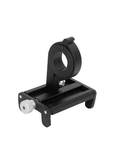 Ximistore9 Alüminyum Çelik Bisiklet Telefon Tutucu - Mekanik Kilitleme, 360 Döner, 3.5-6.5 İnç Telefonlar İçin, 18-31mm Direk Uyumlu Siyah