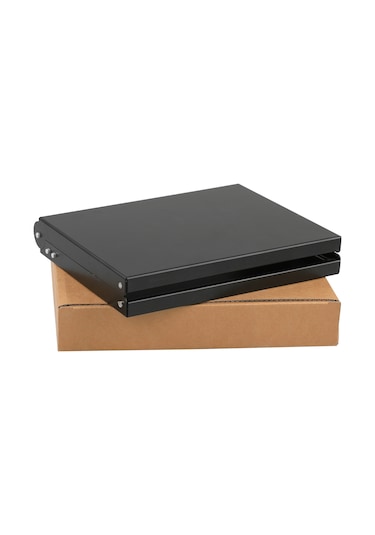 Halın Alüminyum Alaşımlı Mini Katlanır Masa Piknik Barbekü Masa - Siyah