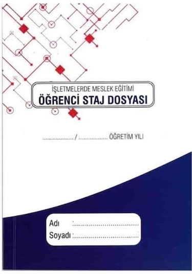 Öğrenci İş Dosyası Meslek Lisesi - 12 Adet
