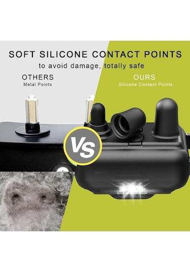 Hallow-köpek Eğitim Yaka Köpek Şok Yaka Uzaktan 800 Metre,siyah Qy