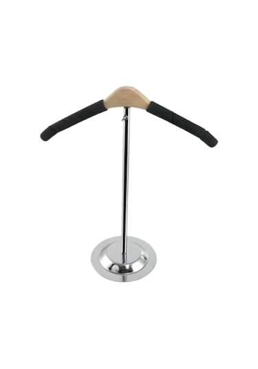 Homyl Giyim Standı T Şekilli Sağlam Uzunluk-38cm-siyah Siyah