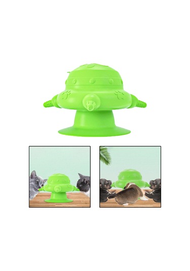 Suntek Pet Süt Besleme Kasesi Köpek Besleyici 4 Nozul Yeşil