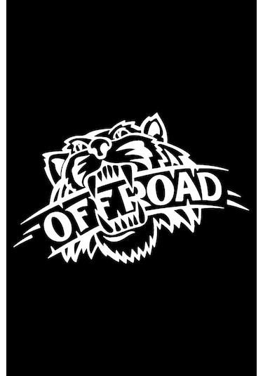 Miyrem Autosticker^ Tiger Off Road Oto-motor-laptop-duvar-dekor 30 X 18 Cm