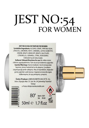 Jest No:54 Edp For Women