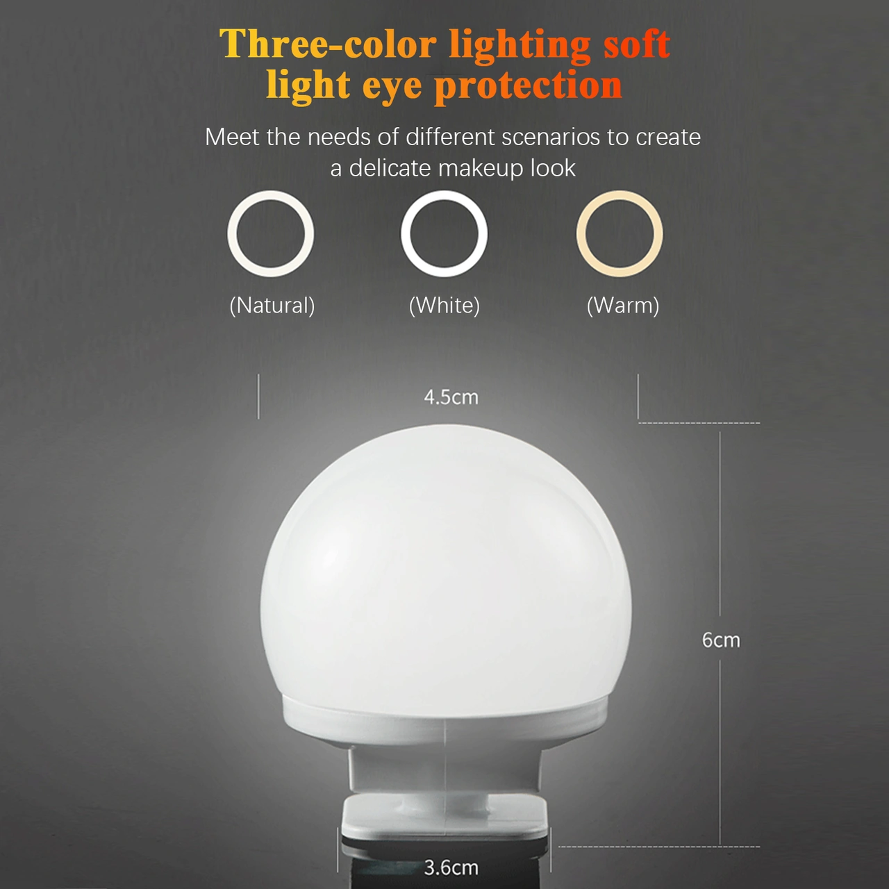 Folinda 8'li Usb Güzellik Aydınlatması - 3 Renk Seçeneği, Makyaj Ve Ayna Için Tam Ek Aydınlatma Diğer