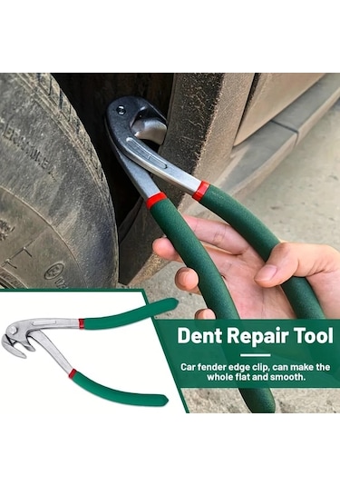 Cloudstore Yeşil Oto Kaporta Sac Düzeltme Pensleri, Konforlu Tutamaklı Kenar Bükme Aracı