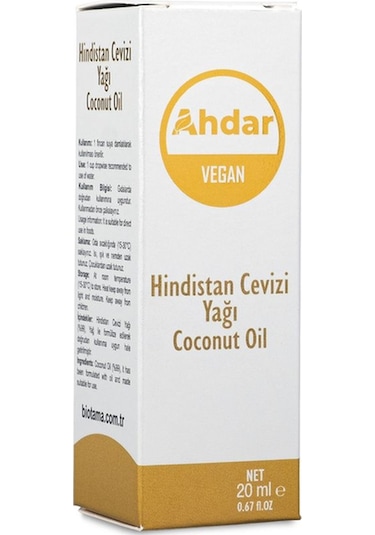 Hindistan Cevizi Yağı 20 Ml 20 ML