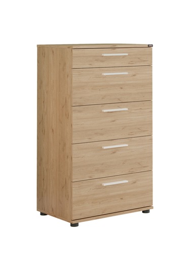 Trendline 5 Çekmeceli Şifonyer - Florida Meşe 60x108x44 Cm