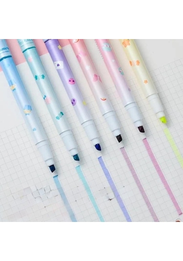 Hello Kitty Friends 6lı Fosforlu Kalem 6689 Pastel Ultramarin