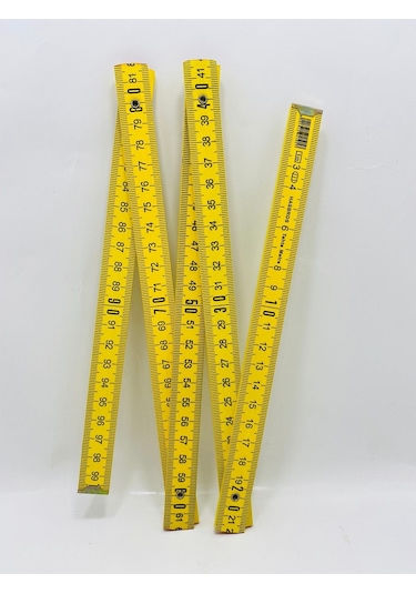 Ağaç/ahşap Kırma Metre 1 Metre - Gizli Perçin Nostalji