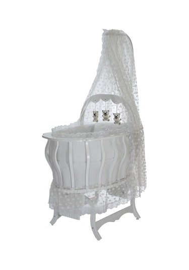 Setaymobilya Beşik, Hünkar Mdf Sallanan Beşik + Uyku Seti - Setay