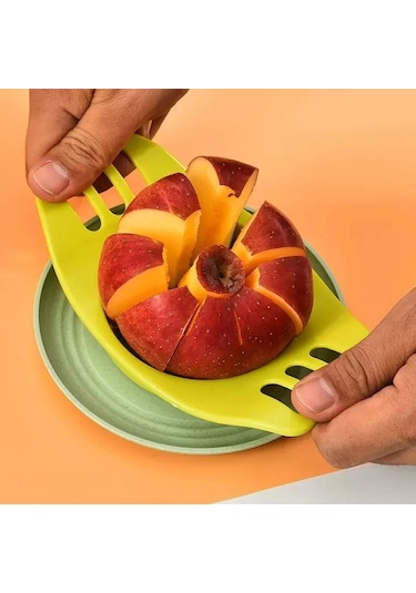 Yaratıcı Elma Dilimleyici Bölücü, Yeniden Kullanılabilir Elma Çekirdeği Çıkarıcı, Paslanmaz Çelik Meyve Dilimleyici, Mutfak Aletleri, Mutfak Malzemeleri Siyah