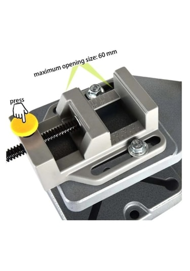 Kalıpcı Delme Zımparalama İçin Düz Çeneli Masa Tezgah Matkap Meng