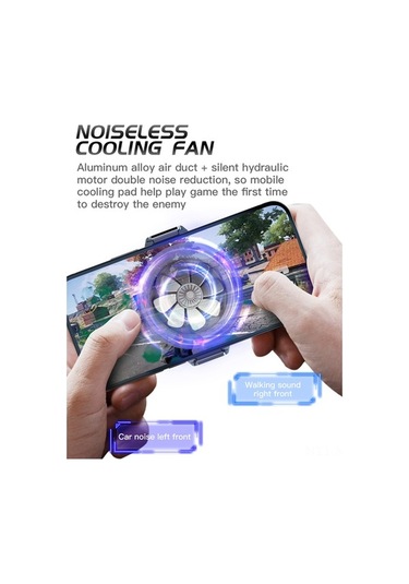 Didadodo Hızlı Soğutma Ve Sessiz Çalışma Güçlü Performans Taşınabilir Telefon Soğutucu Pedi - 67-88mm Uyumlu