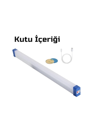 USB Şarjlı 3 Modlu Mıknatıslı Kamp Feneri LED Şarjlı ışıldak