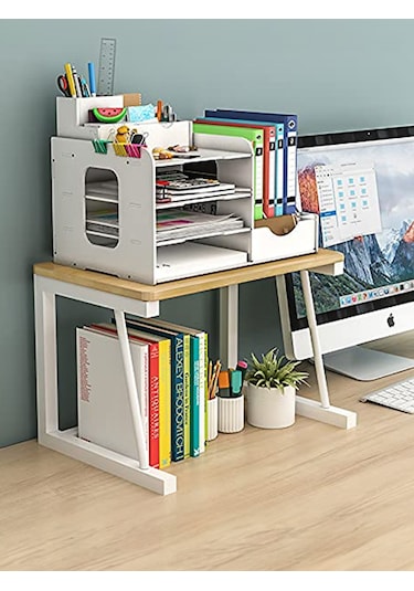 Yazıcı Sehpası - Atlantik Çam Beyaz 45x30