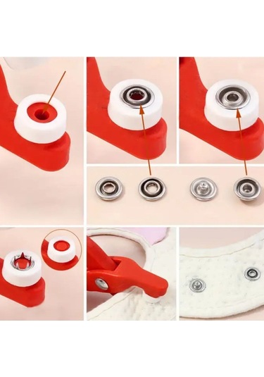 Buffer Plastik Çıt Çıt Pensi Kıyafet, Bebek Önlüğü, Gömlek Ve Tekstil Ürünleri İçin Çıtçıt Takma Aleti