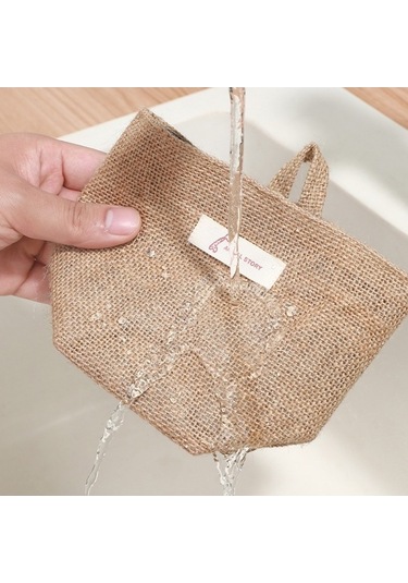 Dancemonkey Yıkanabilir Pamuk Saklama Organizatörü Mutfak Mavi Keten Asılı Çanta Cbtx Çok Renkli