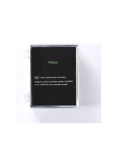 Honmex Q2 Siyah Koyu Plastik Pikap: Çift İğne Ruby + Safir , 33/45/78 Rpm Sihirli Plaklar İçin Uygun, Kolay Değiştirilebilir, Kaliteli Ses - 1 Adet