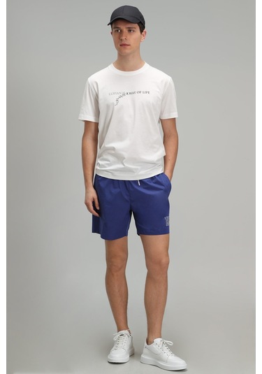 Lufian Aldor Erkek Deniz Şortu Saks 111220079100240 Saks Mavisi