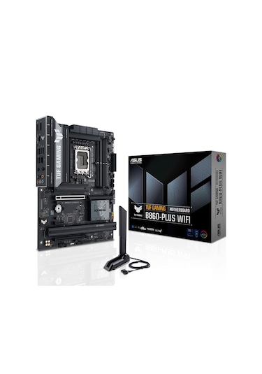Asus TUF Gaming B860-PLUS WiFi 8666 MHz (OC) DDR5 Soket LGA1851 M.2 HDMI DP ATX Anakart