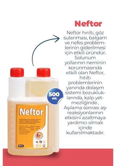Munich Vet 2li Set Kuşlar Alfamin Ishal+neftor Hırıltı Seti 500ml