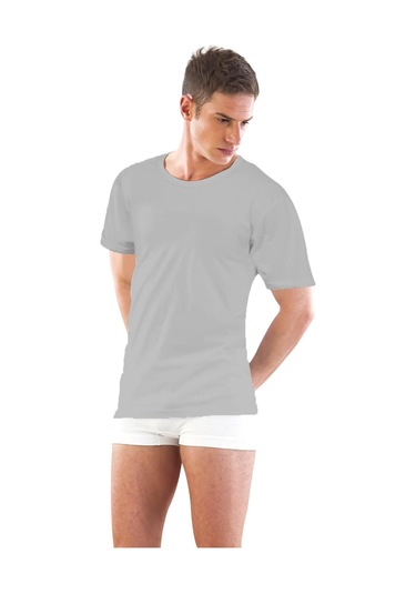 Gri Mı Emay 12350 R Yarım Kol Erkek Atlet Gri