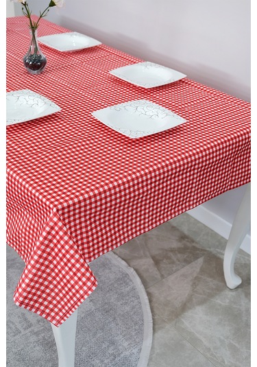 Sufre Sıvı Geçirmez Masa Örtüsü Sofra Bezi Sofra Örtüsü Piknik Örtüsü Kırmızı
