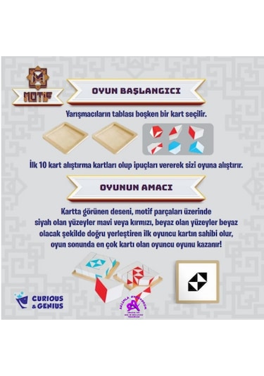 Tazof Motif Turnuva Kutu Oyunu