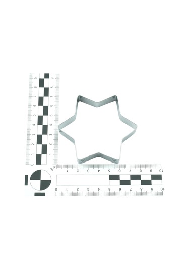 3b Trend 3'lü Yıldız Metal Kurabiye Kalıbı, Paslanmaz Kurabiye Kalıbı, Hamur Şekillendirici Kalıp Metal