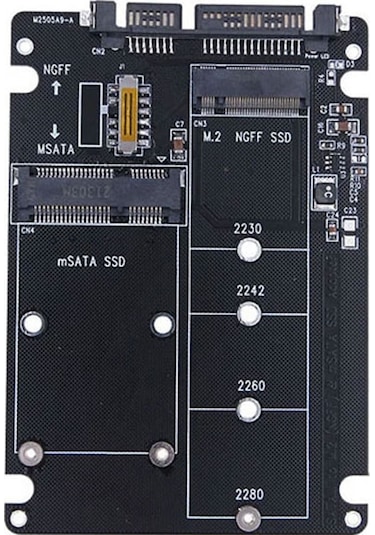 Sata 3 To M.2 Ngff Msata Ssd Çavirici Kart Sata M2 Dönüştürücü