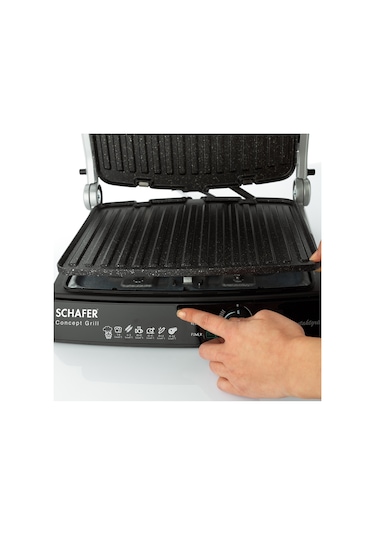 Schafer Concept Grill 2000 W Tost Makinesi