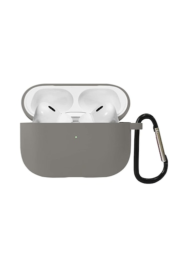 Microsonic Airpods Pro 2.nesil Liquid Silicone Lansman Gri